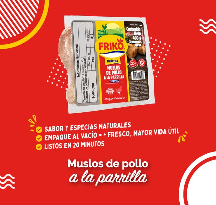 Productos de pollo Friko